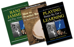 banjo by ear, jamming,practice habits